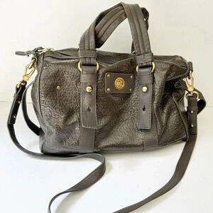 MARC MARC JACOBS Totally Turnlock Shine Lil Shifty Duffle Purse Detachable Strap
